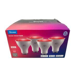 Govee GU10 Smart RGBWW LED Bulbs Matter WiFi Alexa Google 4 Pack Open Box